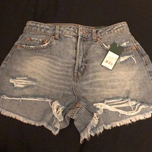 Brand new denim shorts